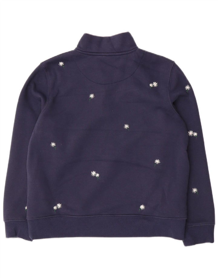 Crew Clothing Hanorac pentru femei Pulover UK 12 Mediu Bleumarin Floral