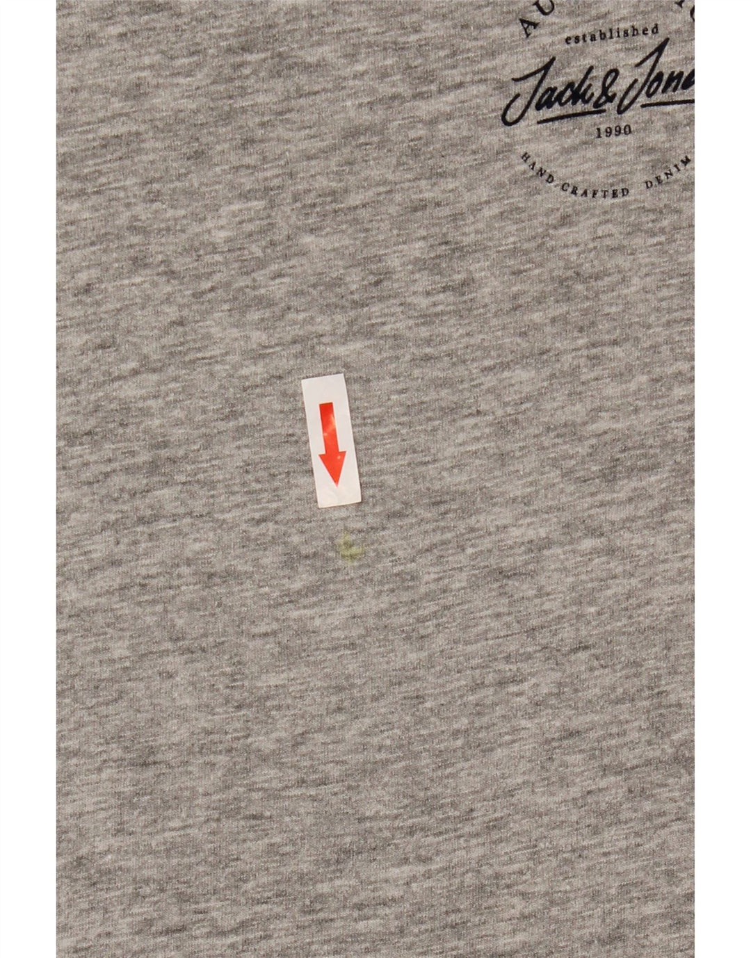 Tricou Jack & Jones pentru bărbați Top mic, gri, bumbac cu pete