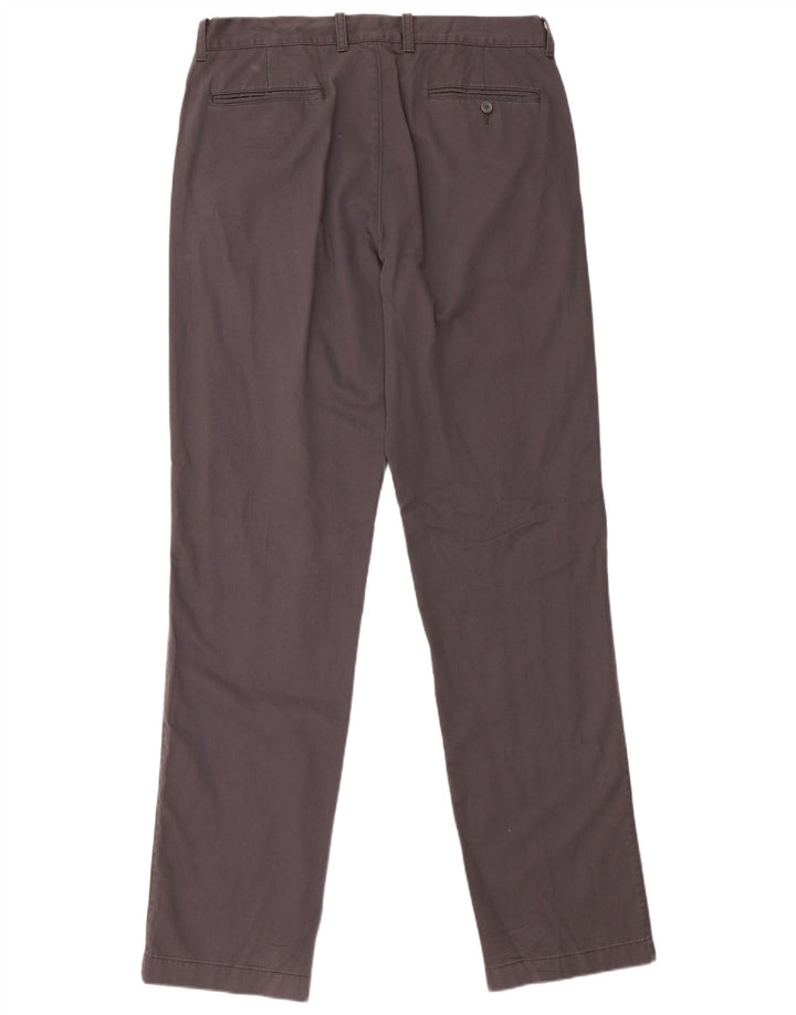 Pantaloni chino drepte Bleecker pentru bărbați J. CREW L34 L36 bumbac gri