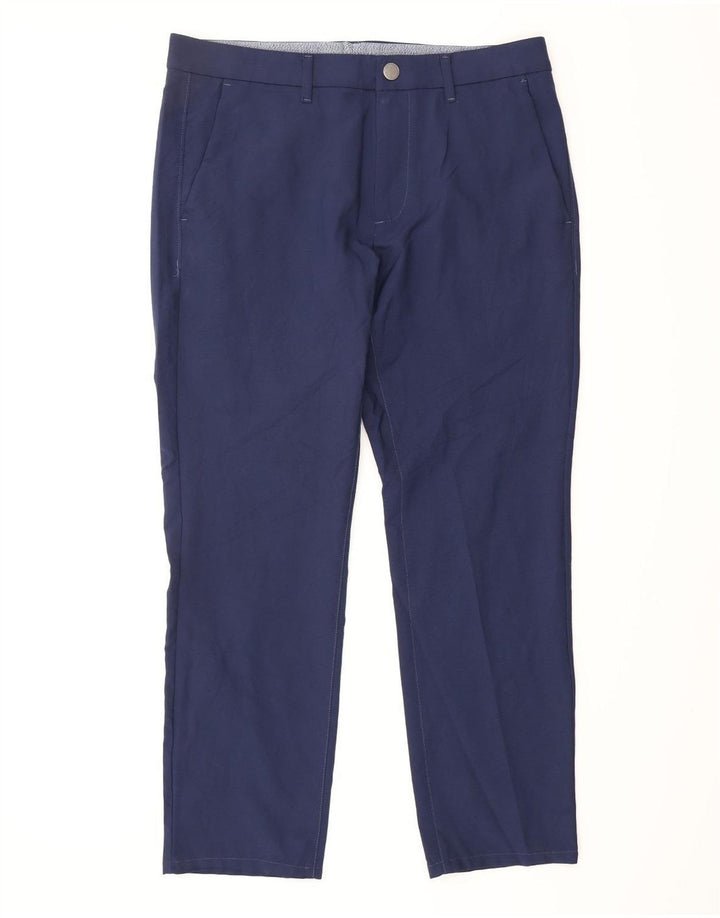 BONOBOS Pantaloni Chino Slim Fit pentru bărbați L32 L28 Poliester bleumarin