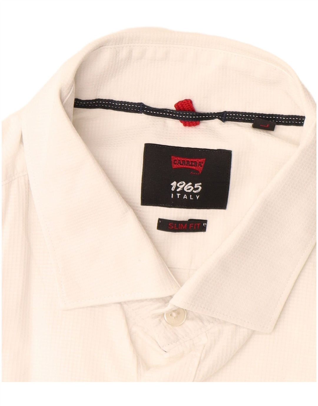 Cămașă pentru bărbați Carrera Slim Fit, mare, albă