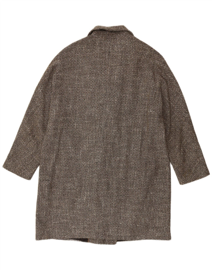 Massimo Dutti Palton dublu pentru femei UK 16, mare, gri, oase