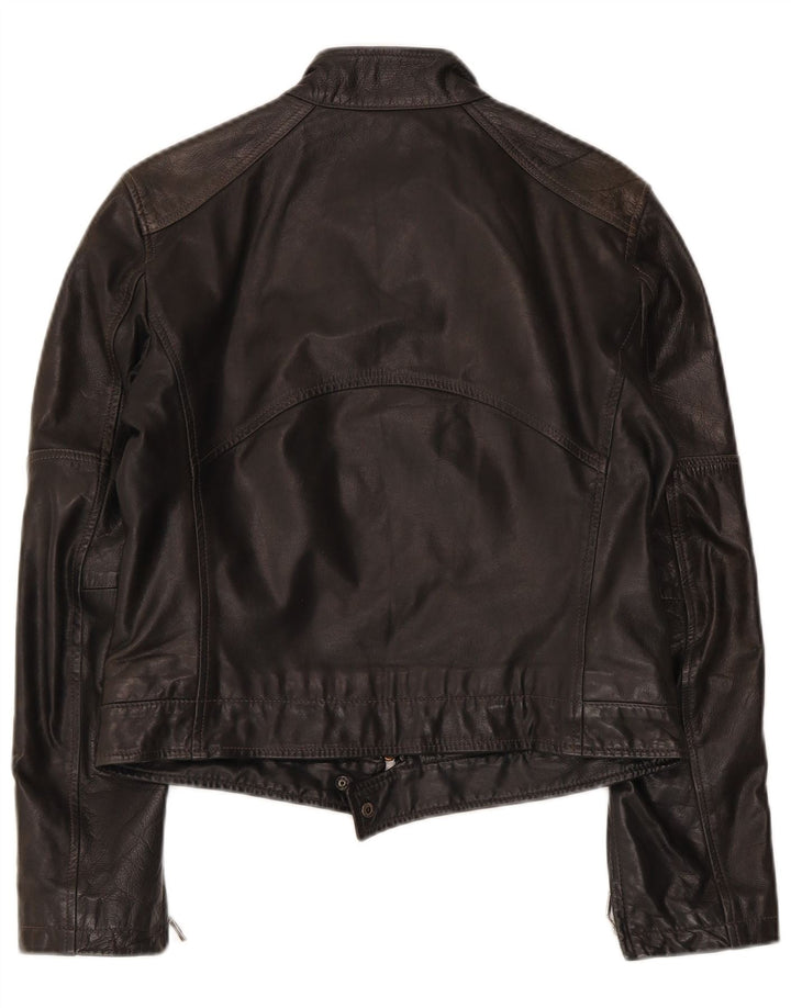 Geacă de piele Victory pentru femei IT 42 Medium Black Leather