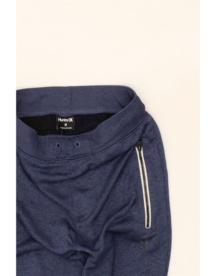 HURLEY Boys Tracksuit Trousers Joggers 10-11 Years Medium Navy Blue Vintage Hurley and Second-Hand Hurley from Messina Hembry 