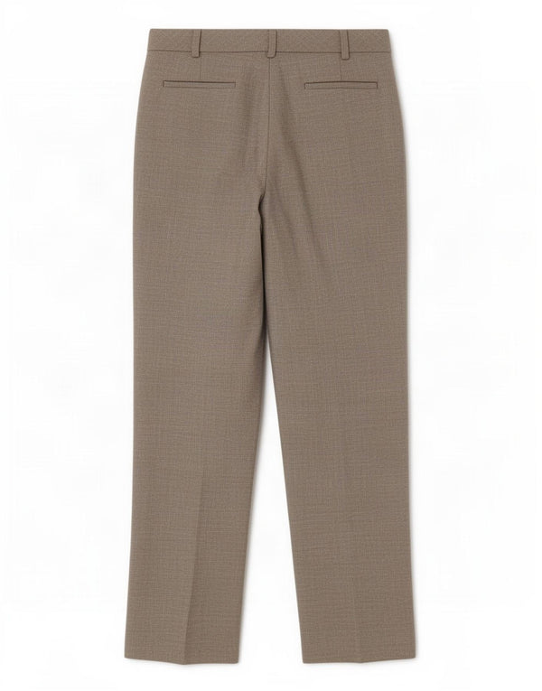 Pantaloni de costum drepți pentru femei Brooks Brothers US 6 Medium W30 L30 Lână gri