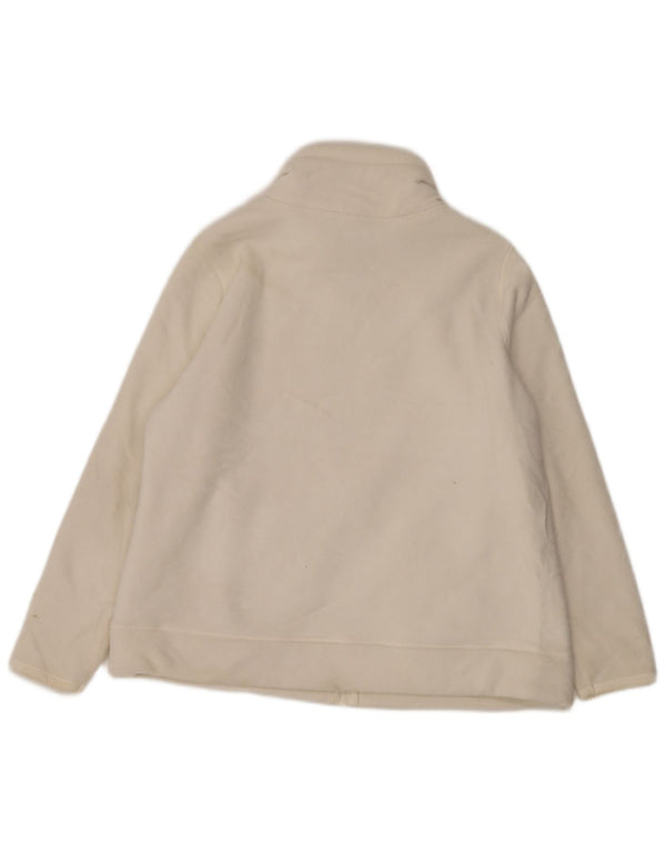 Jachetă fleece pentru femei Marks & Spencer UK 20 2XL Bumbac alb