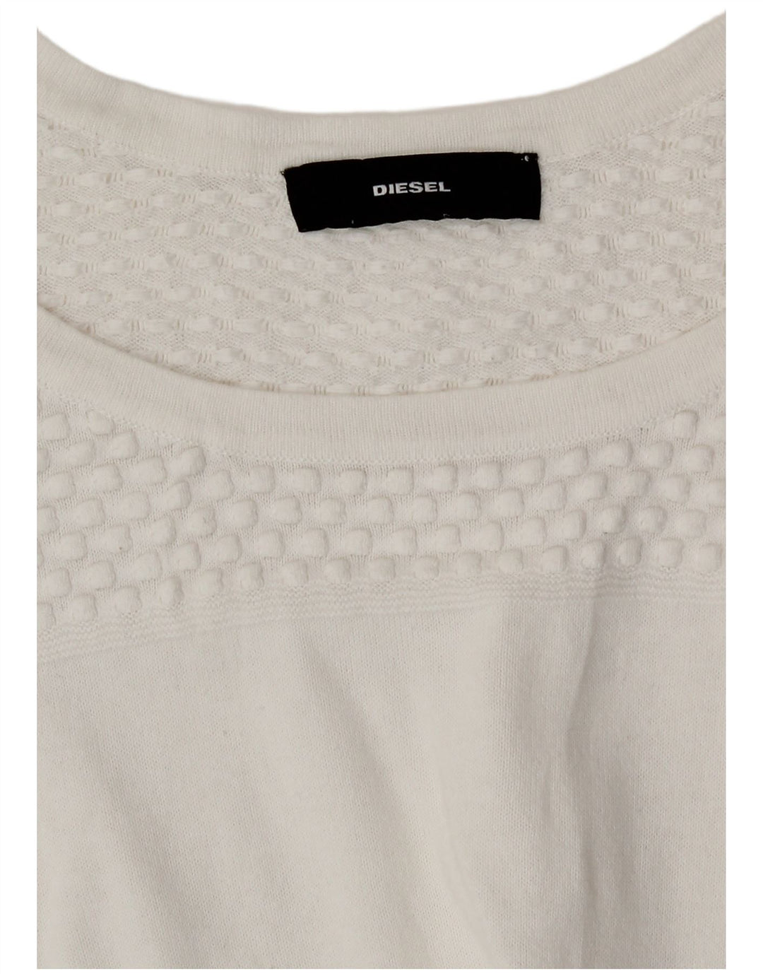Top pentru femei Diesel cu mâneci 3/4 UK 12 Medium White
