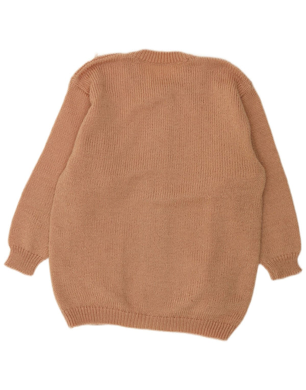 Pulover Cardigan Vintage pentru Damă UK 18 XL Bej