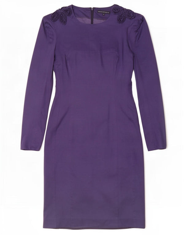 Rochie teacă pentru femei French Connection UK 14 Medium Purple Floral