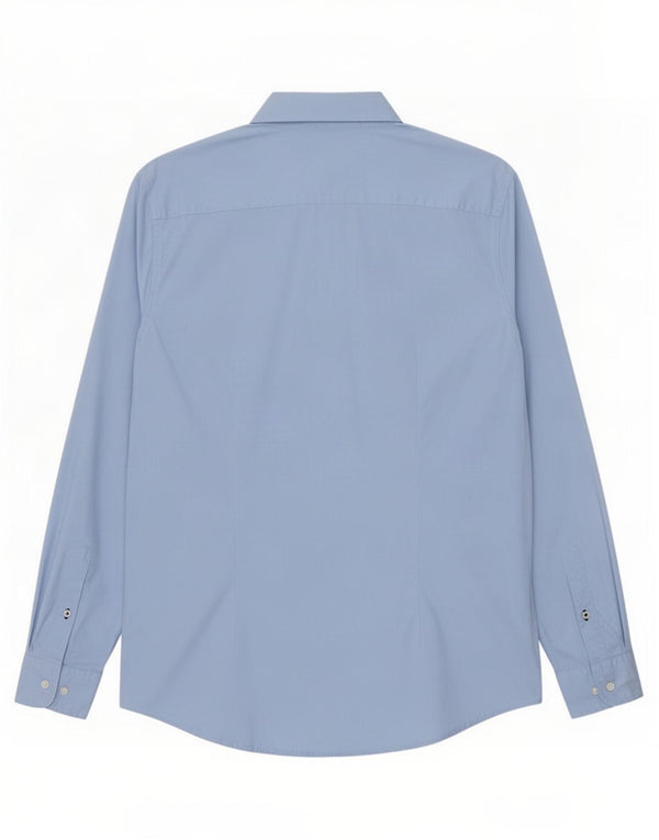 Cămașă Slim Fit Tommy Hilfiger pentru bărbați, bumbac albastru 2XL