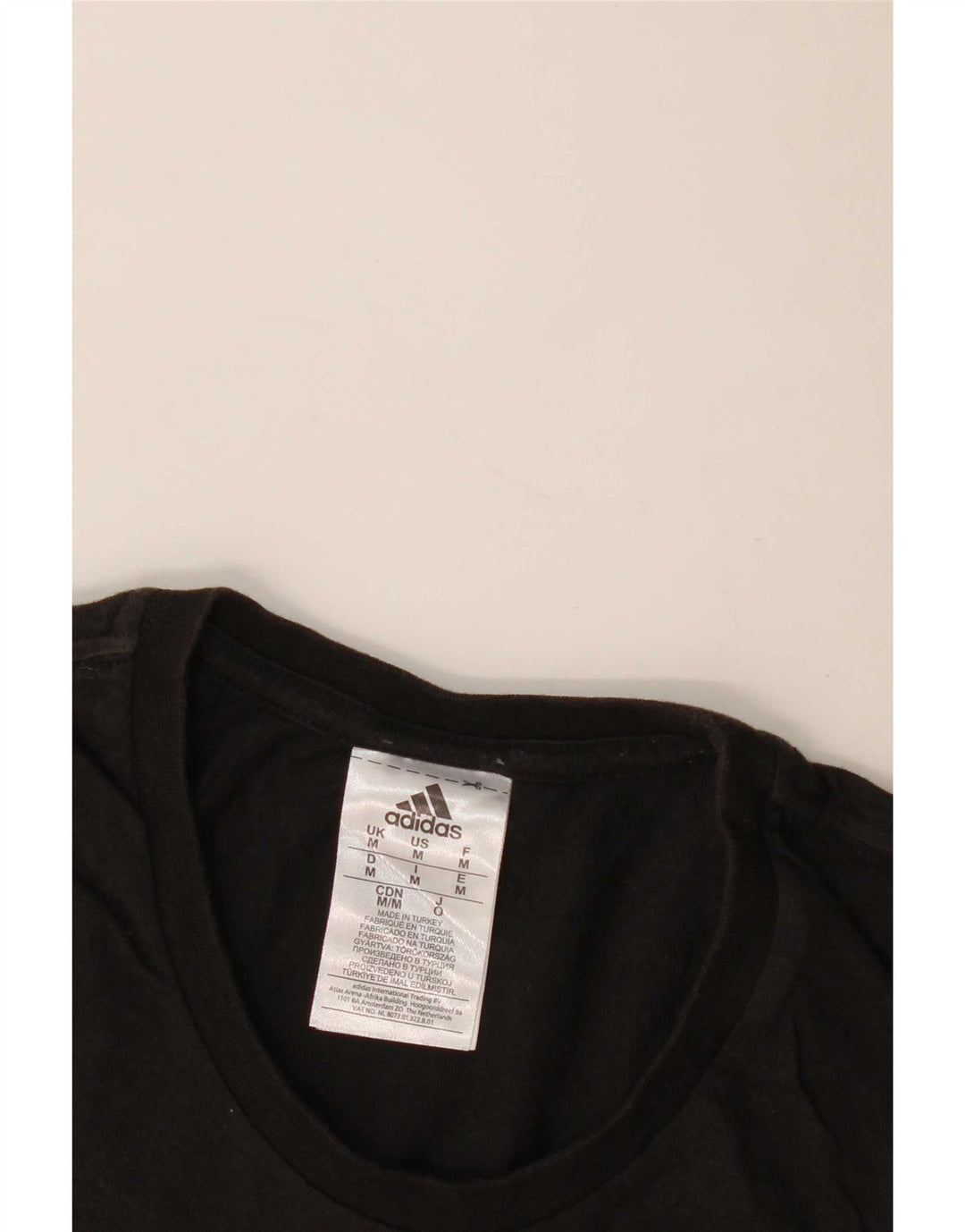 Tricou grafic Adidas pentru bărbați Top mediu negru bumbac