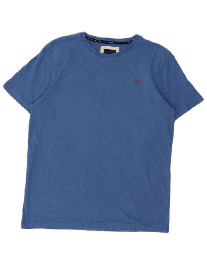 Crew Clothing Tricou Bărbați Top Medium Blue Bumbac