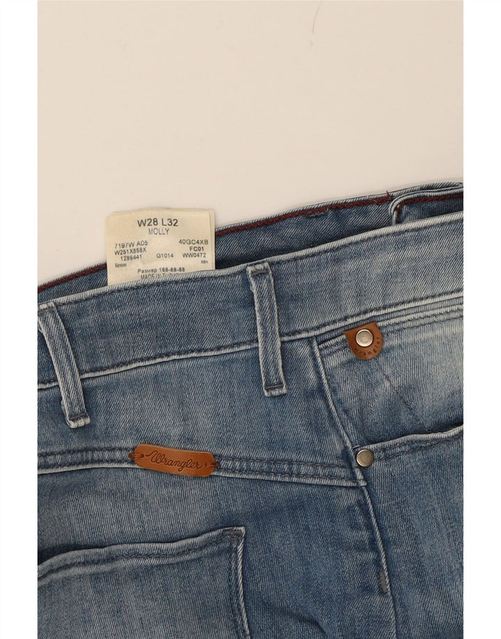 WRANGLER Womens Molly Slim Jeans W28 L29  Blue Cotton Vintage Wrangler and Second-Hand Wrangler from Messina Hembry 