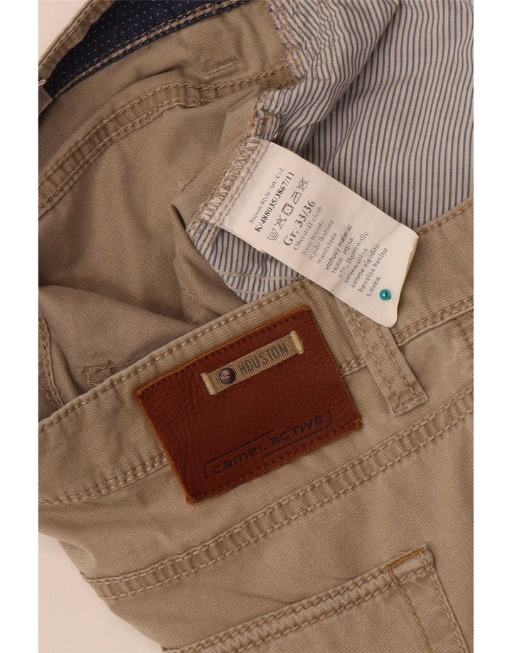 Camel Active Pantaloni Drepți Casual Bărbați L33 L36 Bumbac Bej