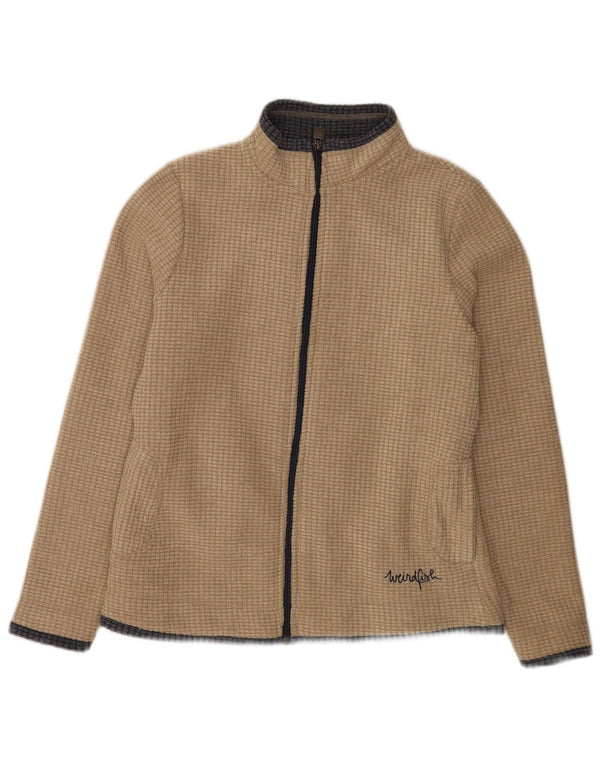 Jachetă polară pentru femei Weird Fish UK 12 Medium Beige Poliester