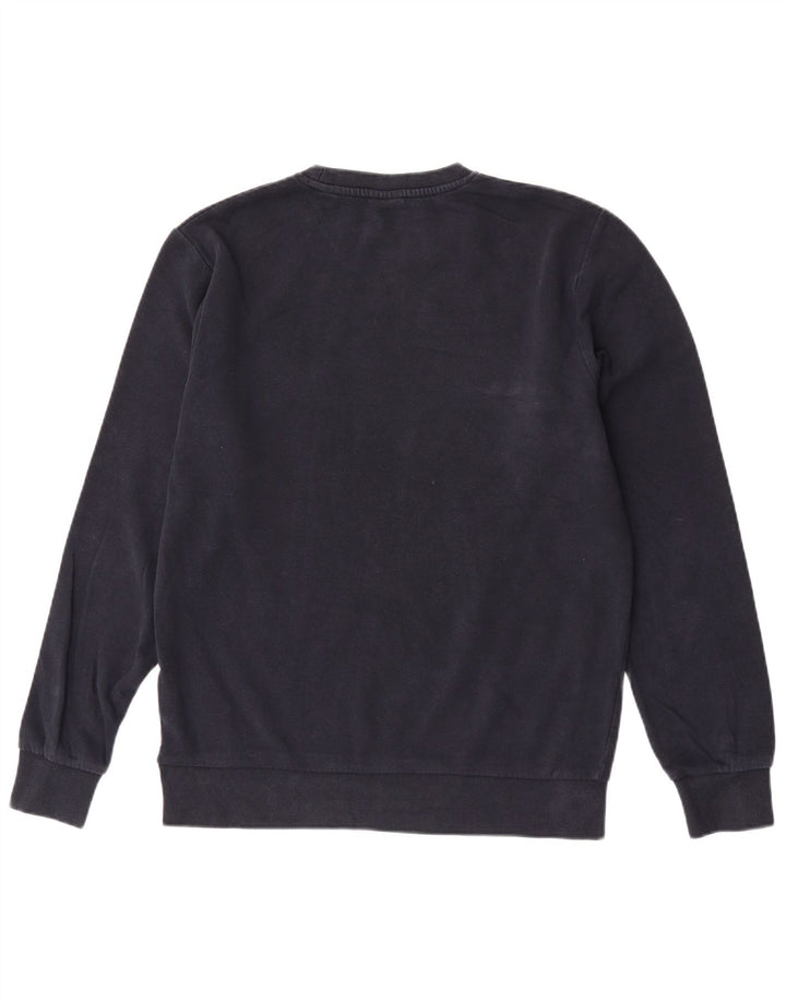 Hanorac cu grafic Jack & Jones pentru bărbați Pulover mediu din bumbac bleumarin