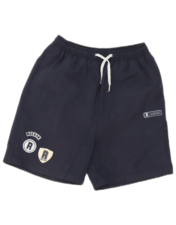 Pantaloni scurți de înot Reebok pentru bărbați, poliester, albastru, mediu
