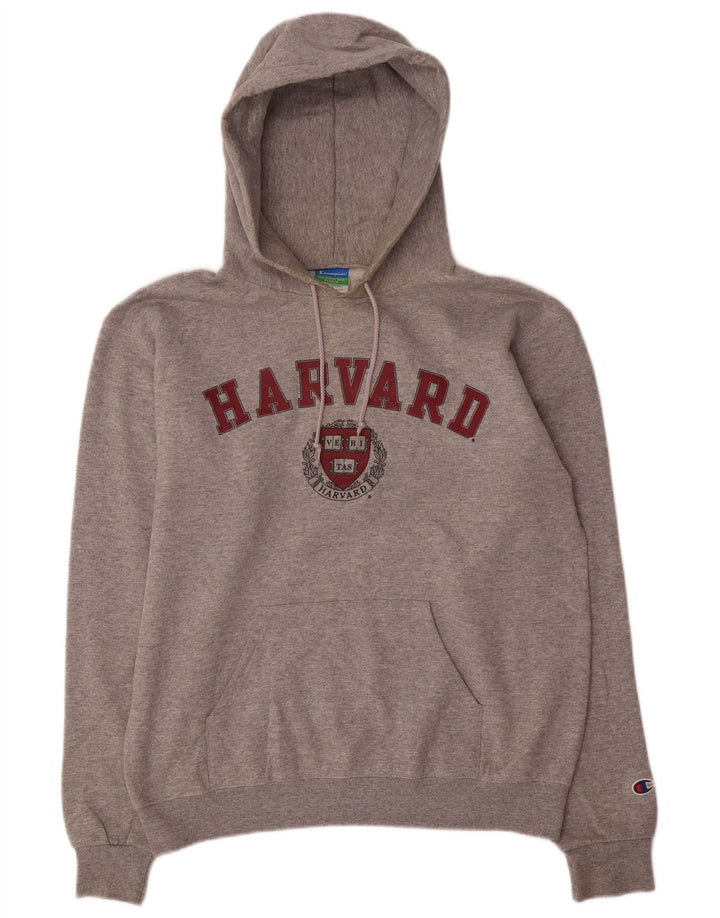 Pulover pentru bărbați Champion Harvard Graphic Regular Fit, gri mediu