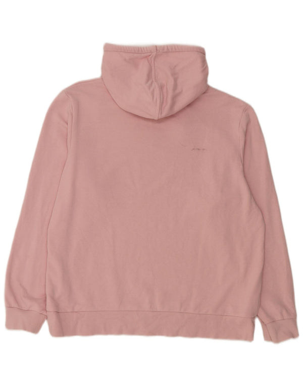 Pulover cu glugă supradimensionat pentru femei Marks & Spencer UK 16 mare bumbac roz