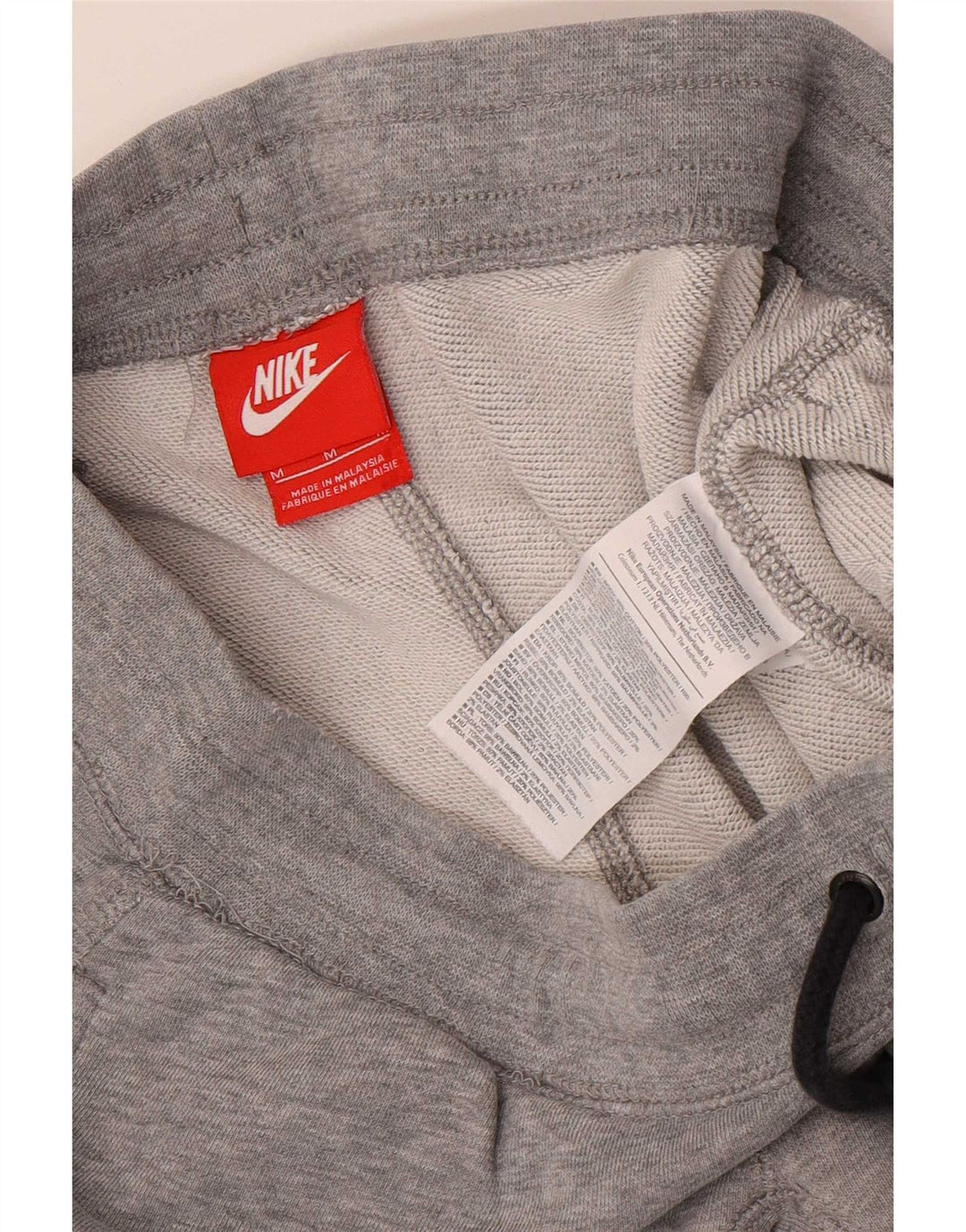 Pantaloni de trening grafic Nike pentru bărbați Joggeri din bumbac gri mediu