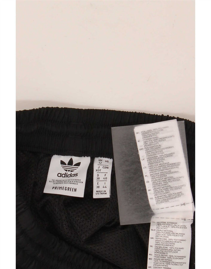 Pantaloni scurți sport Adidas pentru femei UK 12 Medium Black Poliamidă