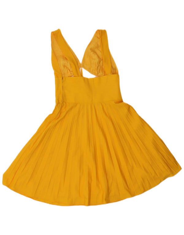 Rochie A-Line Fără mâneci Vintage pentru femei IT 46 Large Yellow