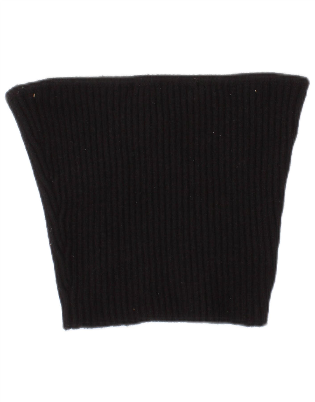 Top crop pentru femei Zara, cu umăr deschis, mic, negru, viscoză