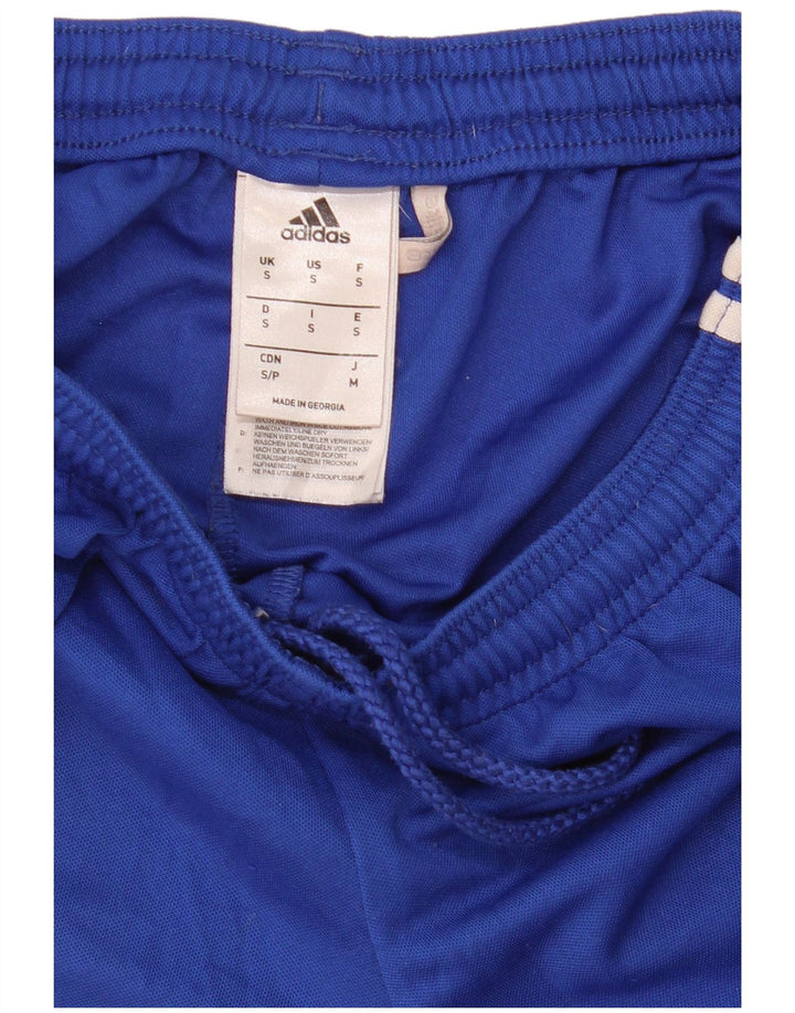 Pantaloni scurți sport pentru bărbați Adidas Climalite, poliester mic, albastru