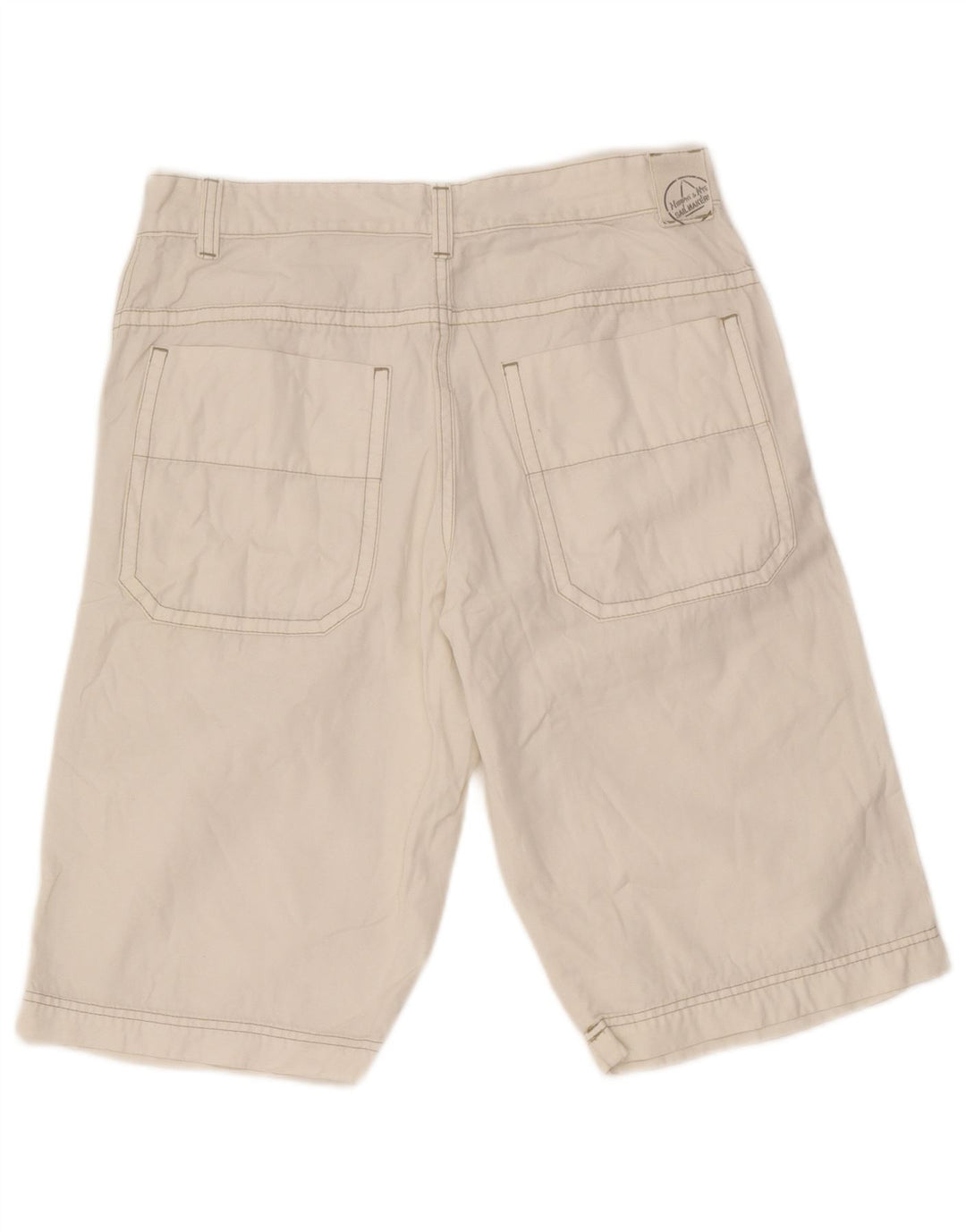 Pantaloni scurți cargo pentru bărbați Murphy & Nye W32 bumbac alb mediu