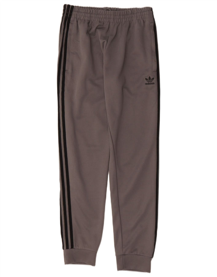 Pantaloni de trening pentru bărbați Adidas Pantaloni de jogging Gri mediu Poliester