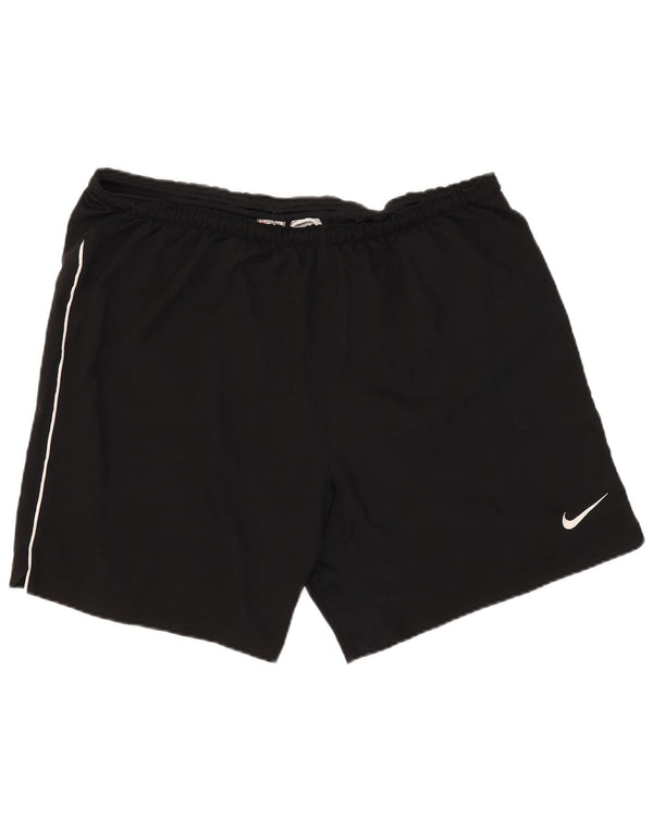 Pantaloni scurți sport Nike pentru bărbați 2XL, poliester negru