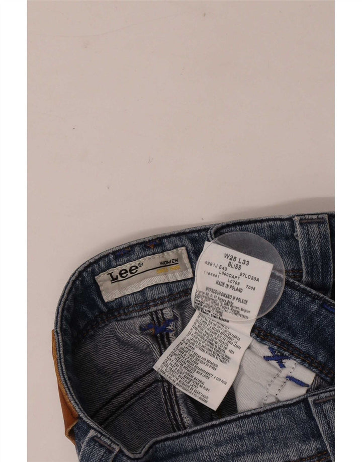 Blugi pentru femei Lee Bliss Bootcut W25 L33 Bumbac albastru
