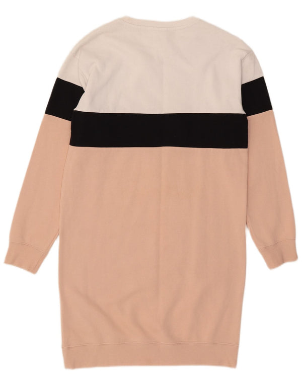 Champion Girls Graphic Jumper Dress 13-14 Years XL Pink Colourblock