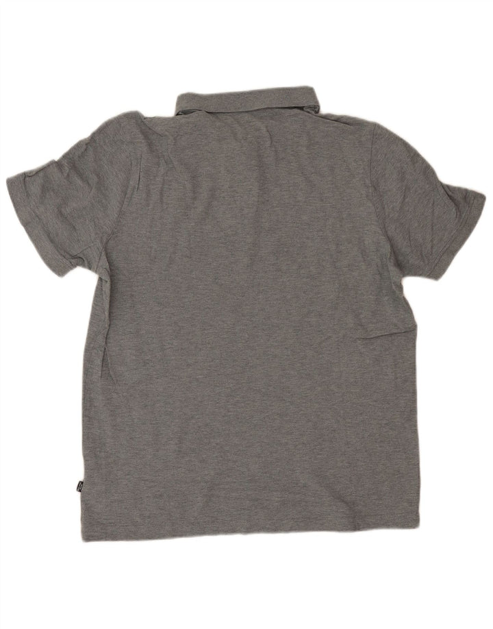 Tricou polo PUMA pentru bărbați, bumbac gri mare