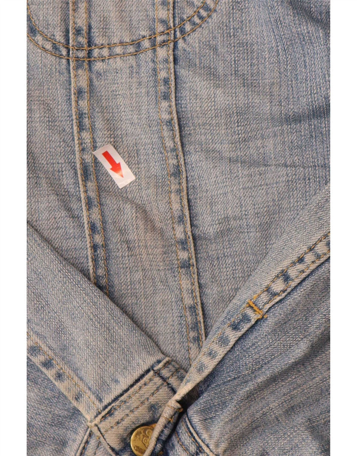 Jachetă de blugi pentru bărbați Lee UK 44 2XL Bumbac albastru