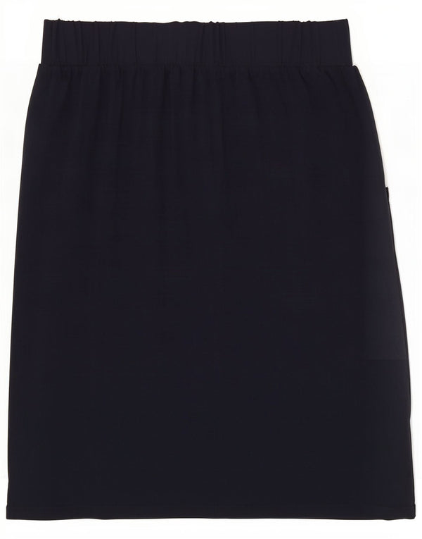Fusta dreaptă pentru femei Marks & Spencer UK 10 Small W28 Bleumarin Viscoză