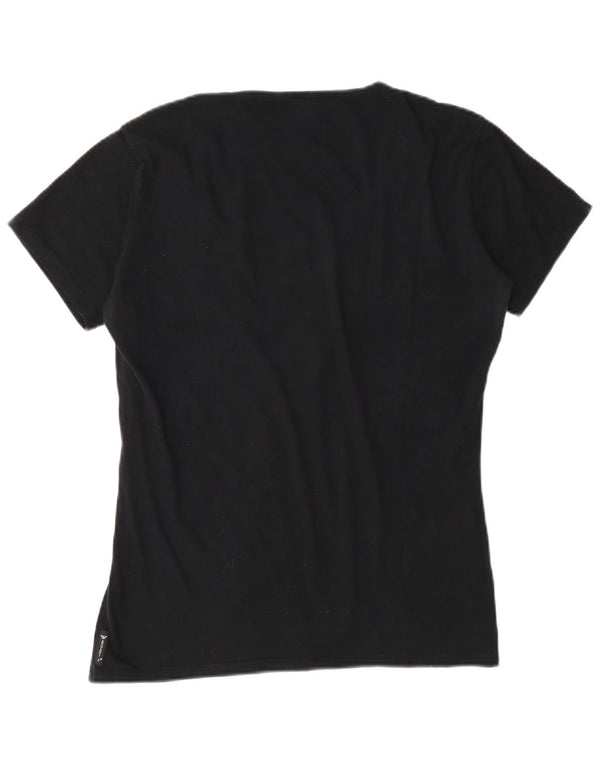 Armani Jeans Womens T-Shirt Top EU 46 XL Black