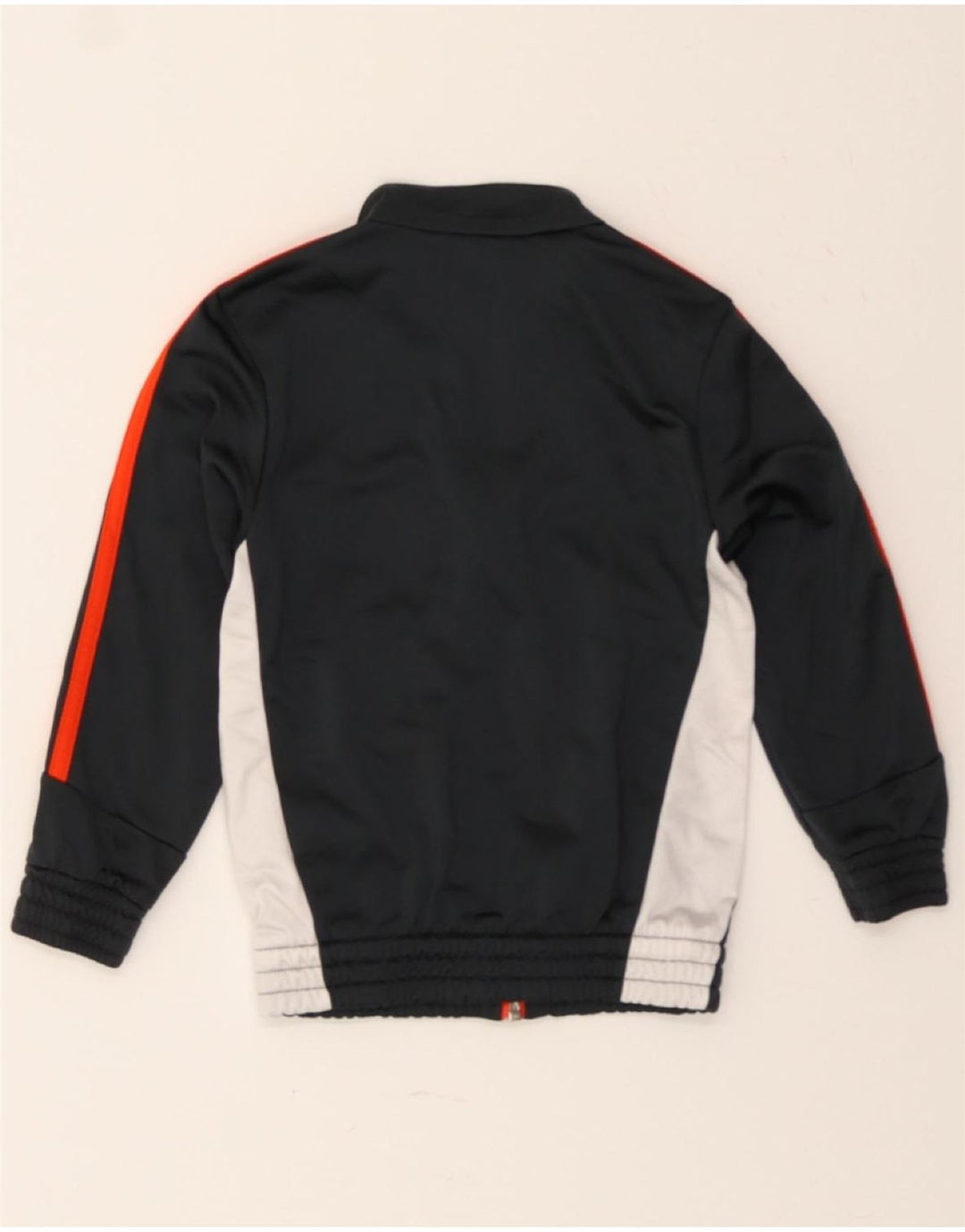 ADIDAS Boys Graphic Tracksuit Top Jacket 5-6 Years Black Colourblock Vintage Adidas and Second-Hand Adidas from Messina Hembry 