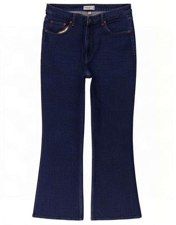 Abercrombie & Fitch Blugi evazați Curve pentru femei US 16 2XL W33 L33 Albastru