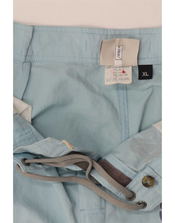 Murphy & Nye Pantaloni scurți de înot grafic pentru bărbați XL, albastru, poliamidă florală