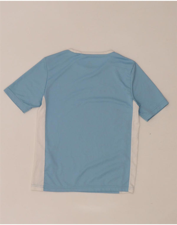 Tricou Adidas Aeroready pentru băieți Top 9-10 ani, albastru, poliester