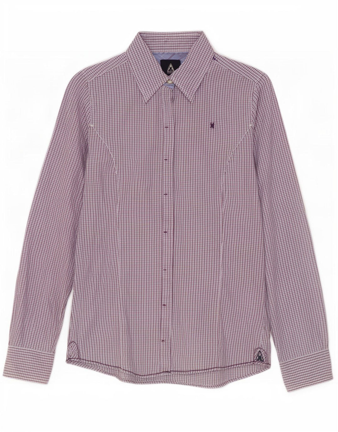 Cămașă cu grafică Gaastra pentru femei UK 12 Medium Blue Gingham Bumbac