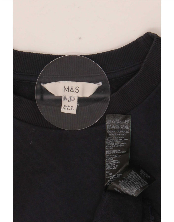 Pulover pentru femei Marks & Spencer UK 14 Medium bleumarin Bumbac