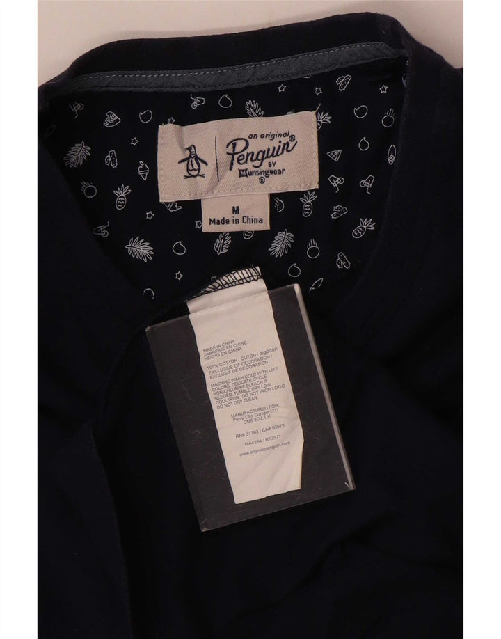 Tricou pentru bărbați Penguin Top Mediu Bleumarin Bumbac