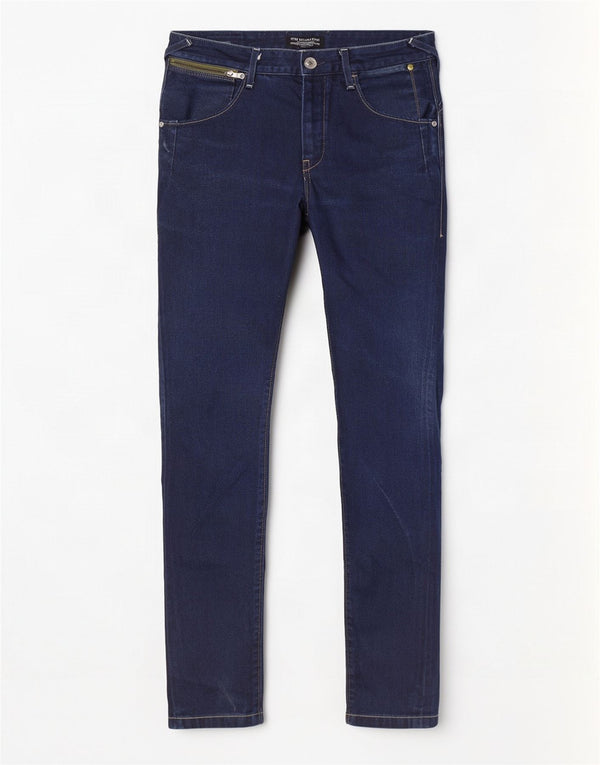 Blugi slim pentru bărbați Jack & Jones W34 L31 bleumarin