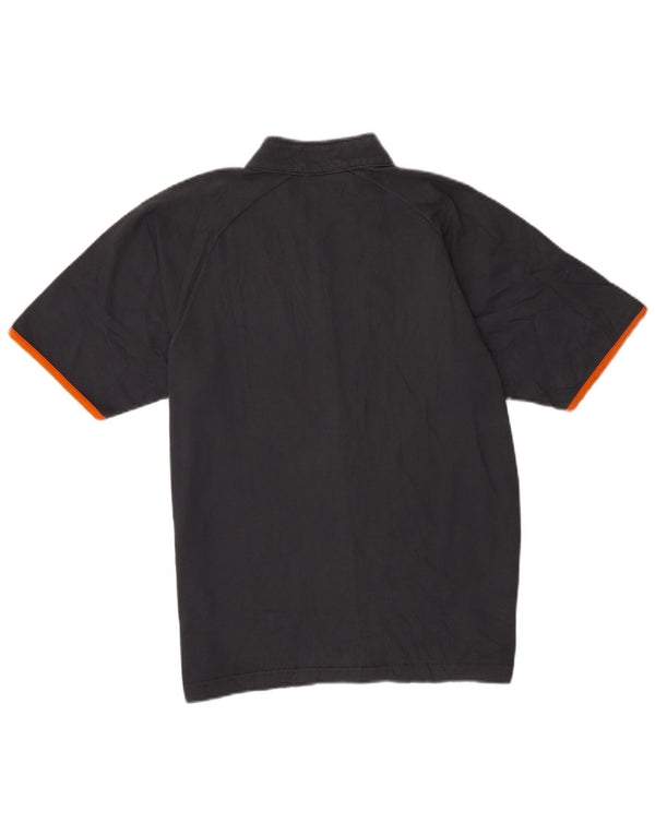 Tricou pentru bărbați Champion cu fermoar și gât Top mare, gri, bumbac