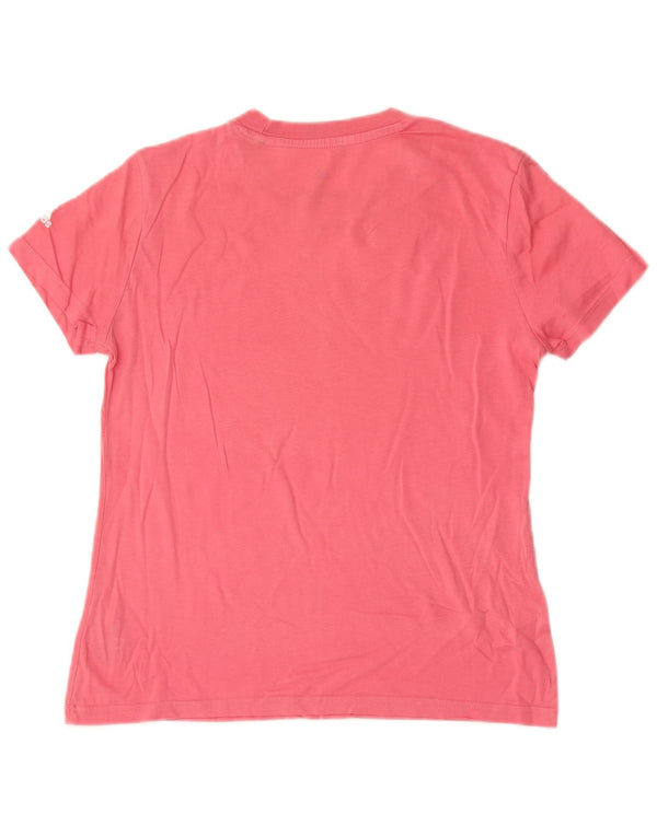 Tricou grafic Adidas pentru femei Top UK 12/14 Medium Pink Bumbac