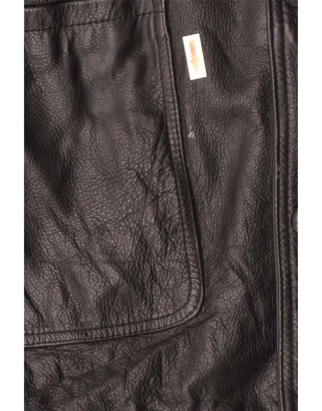 Geacă de piele vintage pentru bărbați IT 52 XL neagră