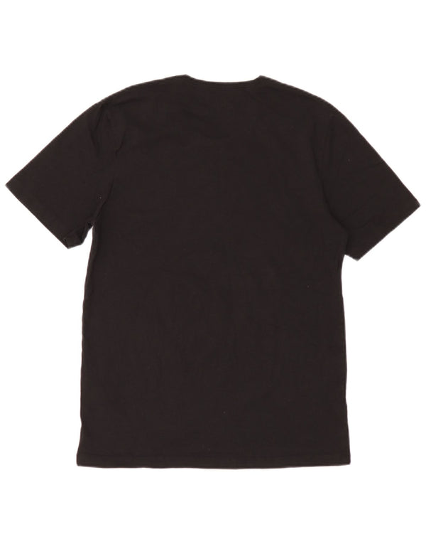 Tricou pentru bărbați Hugo Boss Top mediu din bumbac negru
