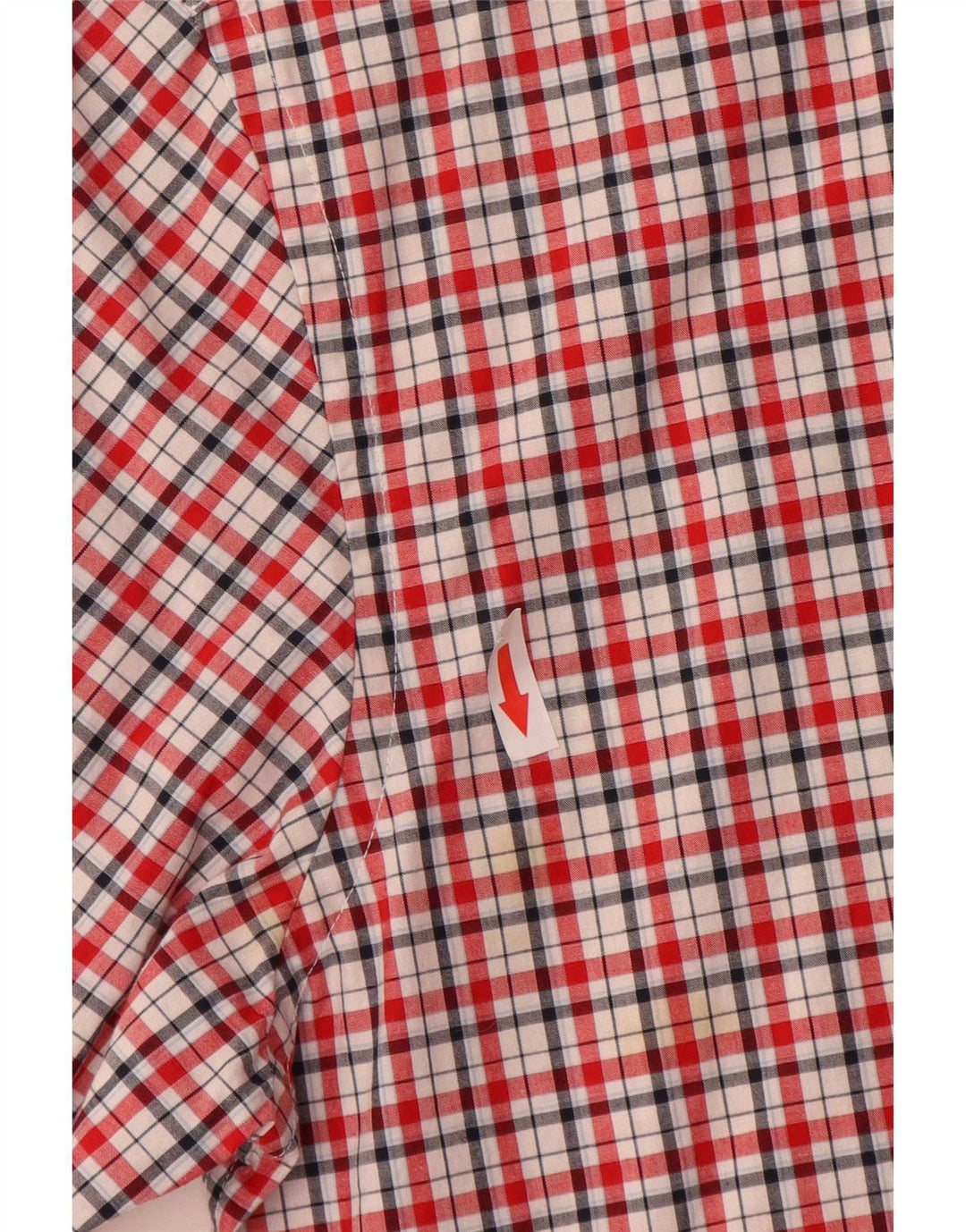 Cămașă personalizată pentru bărbați Tommy Hilfiger, bumbac cu carouri mici, roșii